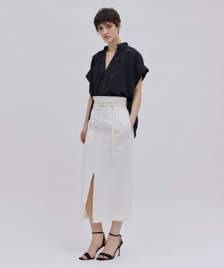 BEIGE， 【洗える/接触冷感/速乾/UVケア対応】BATEAU / ブラウス Black