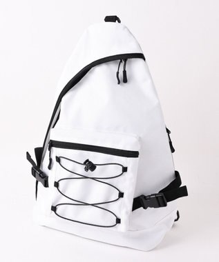 WEGO コードデザインワンショルダーバッグ ホワイト