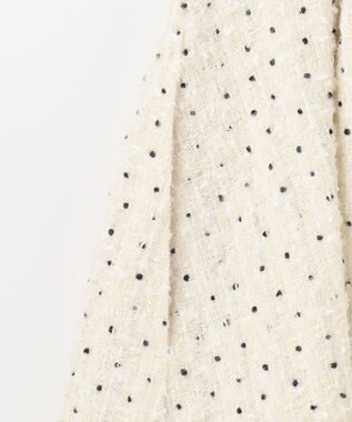 TOCCA CHIFFON TWEED ドレス アイボリー系