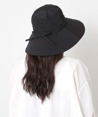 MOONBAT 【遮光100％/UVカット100％】フワクール (Fuwacool)  日差しを完全遮断サファリハット　遮光100　UV100 ブラック