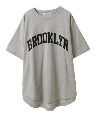AMERICAN HOLIC BROOKLYN カレッジロゴBIGTシャツ Gray Mixture