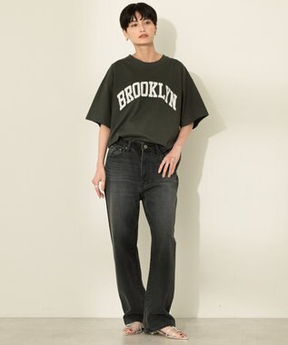 AMERICAN HOLIC BROOKLYN カレッジロゴBIGTシャツ Charcoal Gray