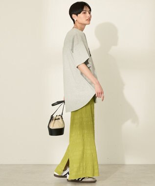 AMERICAN HOLIC BROOKLYN カレッジロゴBIGTシャツ Gray Mixture