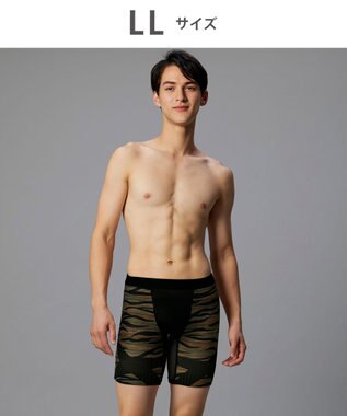 WACOAL MEN ボクサーパンツ【CROSSWALKER】はいて歩いてカロリー消費アップをめざそう！ムレ軽減設計 前開き スパッツ ロング丈 GX6007 /ブロス バイ ワコールメン シナモンブラウン