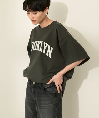 AMERICAN HOLIC BROOKLYN カレッジロゴBIGTシャツ Charcoal Gray