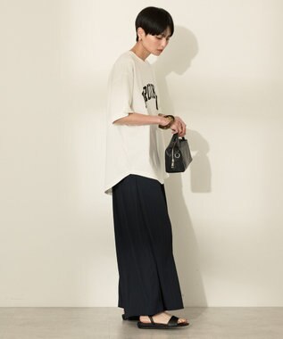 AMERICAN HOLIC BROOKLYN カレッジロゴBIGTシャツ Off White