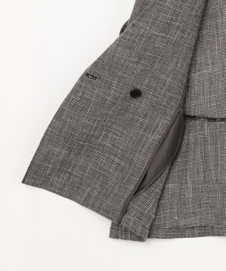 組曲 S 【先行予約】【WEB限定】メランジレノクロス バックペプラムジャケット ブラック系7