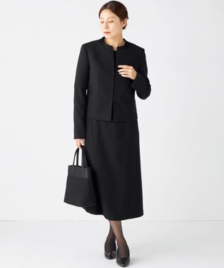 自由区 FORMAL 【日本製】米沢織 あおり式トート ブラック系