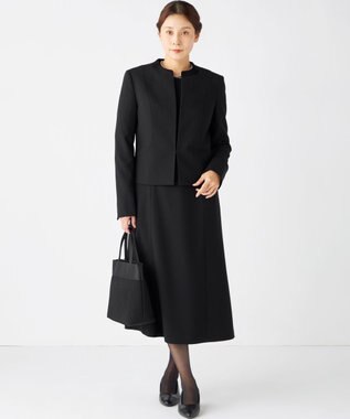 自由区 FORMAL 【日本製】米沢織 あおり式トート ブラック系