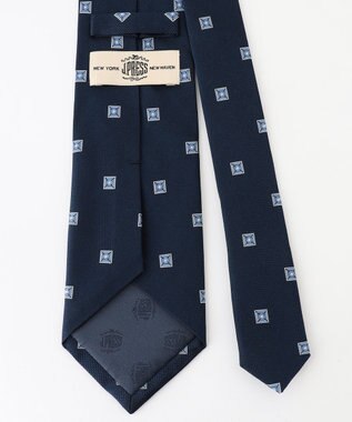 J.PRESS MEN 【FRESHERS COLLECTION】ブロック小紋ネクタイ ネイビー系7
