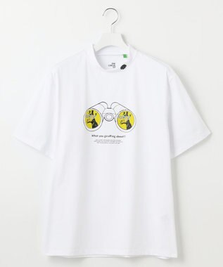 PW CIRCULUS 【UVカット / 吸水速乾 / 伸縮性抜群】【MEN】アニマルフォトモック T ホワイト系