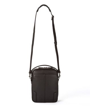 ACE BAGS & LUGGAGE LO HOMME PRESSE アルカイックソフト 本革 縦型ショルダーバッグ 大 71783 ロ・オム・プレッセ ブラック