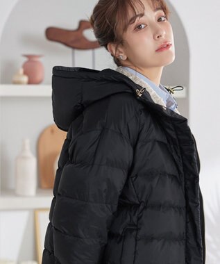 Tiaclasse リバーシブルダウンジャケット ブラック