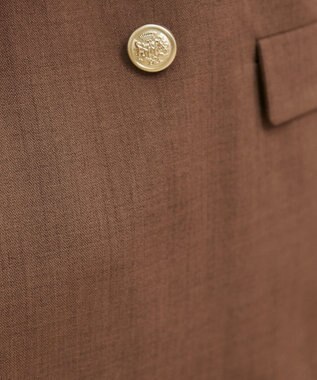 WEGO 【ANGIE VINTAGE】リネンライクジャケット ブラウン