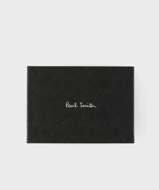 Paul Smith マーケトリー ブライトストライプ ラビット キーリング ネイビー