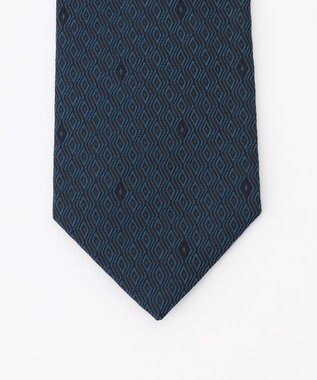 JOSEPH ABBOUD 【イタリア素材・日本縫製】トーナルクレストジャカード ネクタイ ネイビー系7
