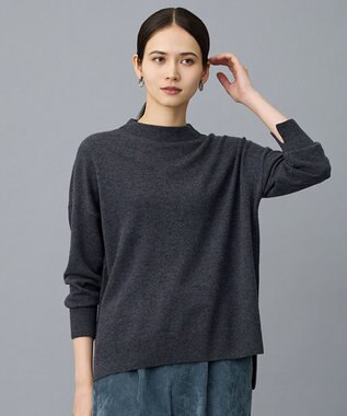 自由区 L 【SHIHOさん着用】ウールハイゲージモックネック ニット