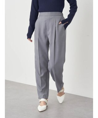 earth music&ecology テーパードパンツ Gray Mixture