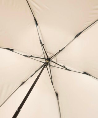 AURORA JILL STUART（ジル スチュアート）フルーツ柄プリント 晴雨兼用傘（折りたたみ・軽量傘） キャメル