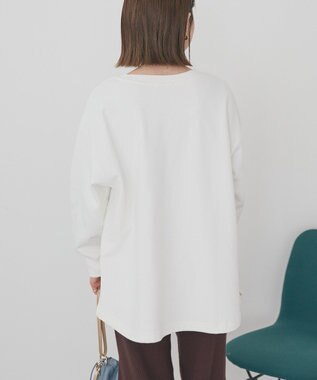 AMERICAN HOLIC サイドZIPスウェットプルオーバー Off White