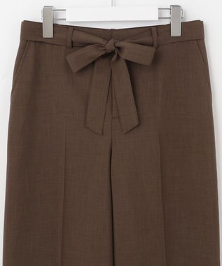 J.PRESS LADIES 【洗える・接触冷感】マルソースパンボイル パンツ ブラウン系