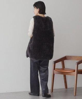 AMERICAN HOLIC カラーコールイージーパンツ Charcoal Gray