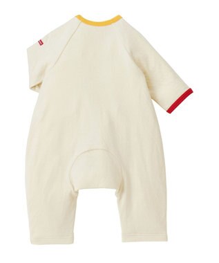 MIKI HOUSE HOT BISCUITS 【60-80cm】 接結天竺 カバーオール アイボリー