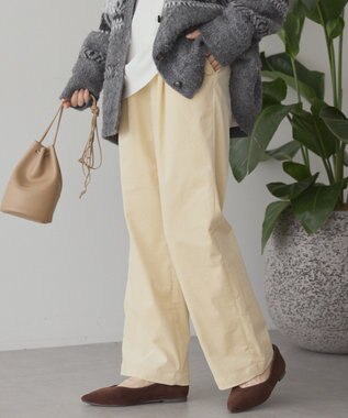 AMERICAN HOLIC カラーコールイージーパンツ Ivory