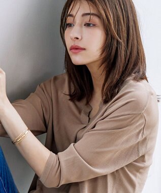 Tiaclasse 重ね付け風バングル ゴールド