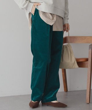 AMERICAN HOLIC カラーコールイージーパンツ Green