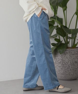 AMERICAN HOLIC カラーコールイージーパンツ Blue