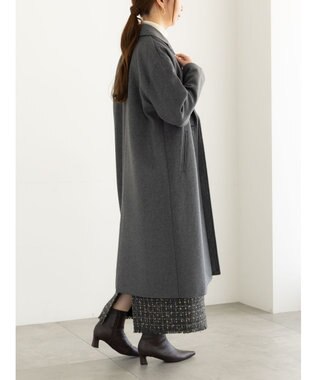 Te chichi チェスターコート チャコールグレー