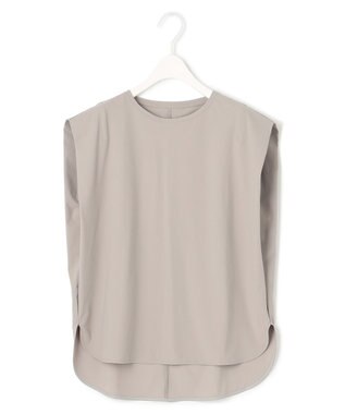 ICB 【接触冷感・UVカット・速乾・洗える】マットスキューバ  ノースリーブプルオーバー オリーブ系