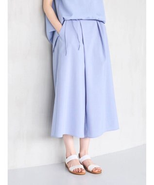 Green Parks 接触冷感　ガウチョパンツ Blue