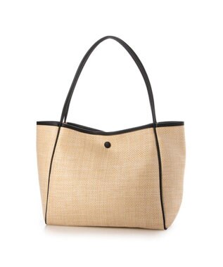 UNBILLION カシュカシュ cachecache / 雑材風通しハンドルトート ブラックアソート