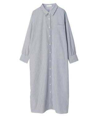 Green Parks アソートシャツワンピース Stripe Navy