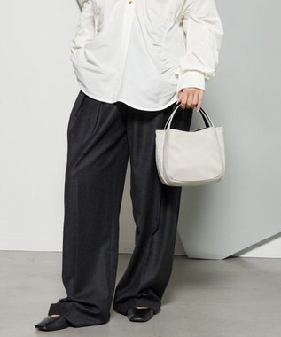 Y'SACCS 【ムック本掲載】ナイロンボンディング2WAYトート　SSサイズ アイボリー