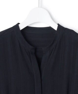 23区 【先行予約】ドビーストライプ  ワンピース ネイビー系