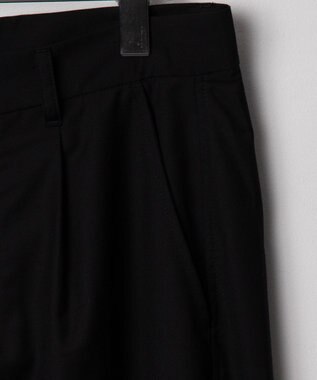 WEGO ベルト付きテーパードスラックス ブラック