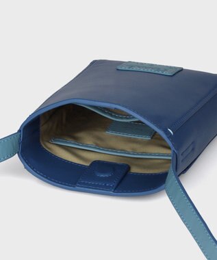 Paul Smith カラーブロックSS26 ミニショルダーバッグ ブルー