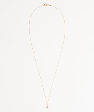 Phoebe 【K10】ジュエルラックネックレス　アクアマリン/3月誕生石/天然石/全長:40cm ゴールド