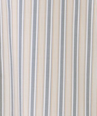 ANY オーバーサイズシャツ ベージュストライプ