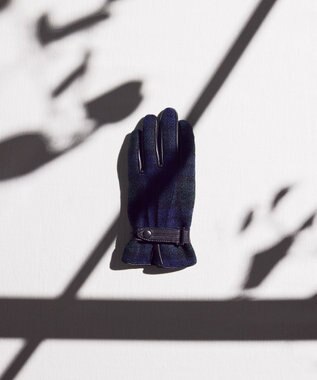 ORuKuBET Harris Tweedグローブ(MEN)【日本製・タッチパネル対応】 ブラックウォッチ