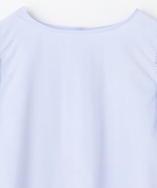 ANY 【UVカット/抗菌防臭/吸水速乾】エニィファンクション袖タックブラウス サックス