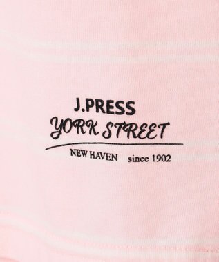 J.PRESS YORK STREET 【WOMEN】バンザイスリーブ ボーダーTシャツ ピンク系1