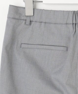 J.PRESS LADIES 【セットアップ対応・洗える・撥水】コットンFITTY テーパード パンツ グレー系