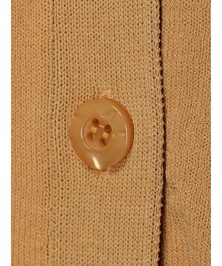 CRAFT STANDARD BOUTIQUE UVカット/接触冷感/マシンウォッシャブル/Vネックビッグニットカーディガン Camel