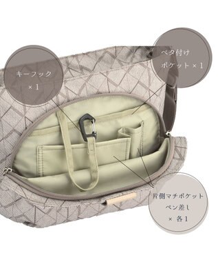 ACE BAGS & LUGGAGE Kanana project KM-2 ショルダーバッグ 5L 68711 カナナ カナナプロジェクト グレージュ