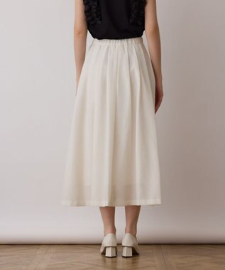 GRACE CONTINENTAL シアーメッシュスカート キナリ