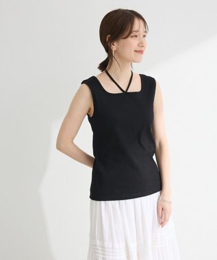 Green Parks チョーカー付きタンクトップ A